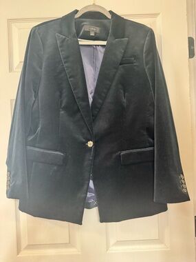J.Crew Re-Imagined Velvet Blazer — Size 14